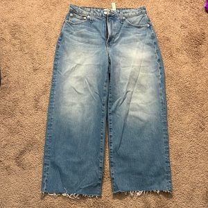 NWT Madewell curvy perfect vintage wide leg crop jean